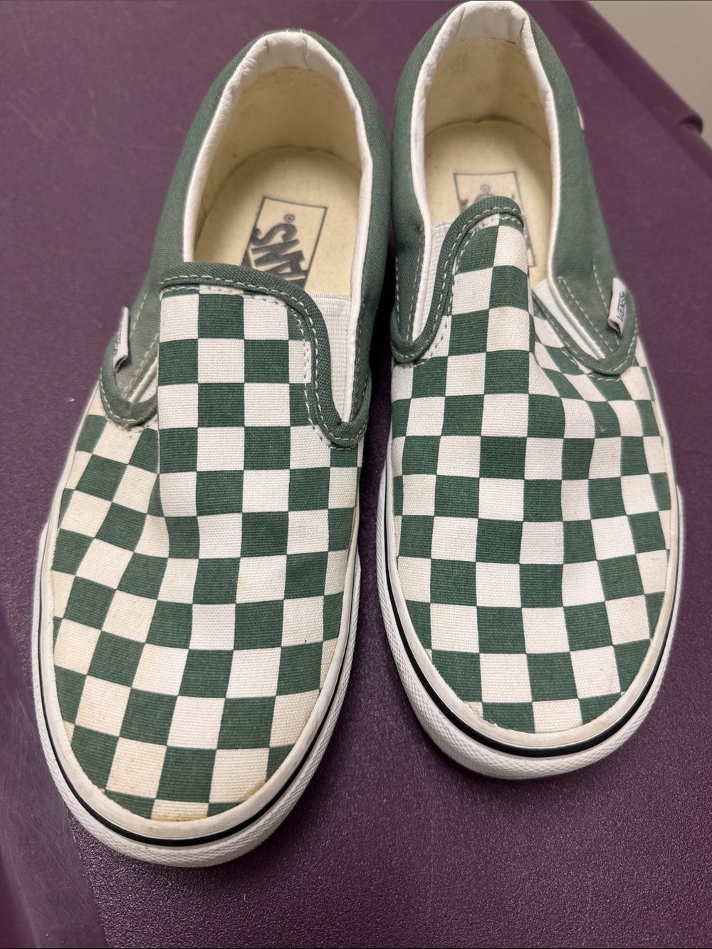Checkered Vans Sz. 7 women’s, Men’s 5.5 ~ Used